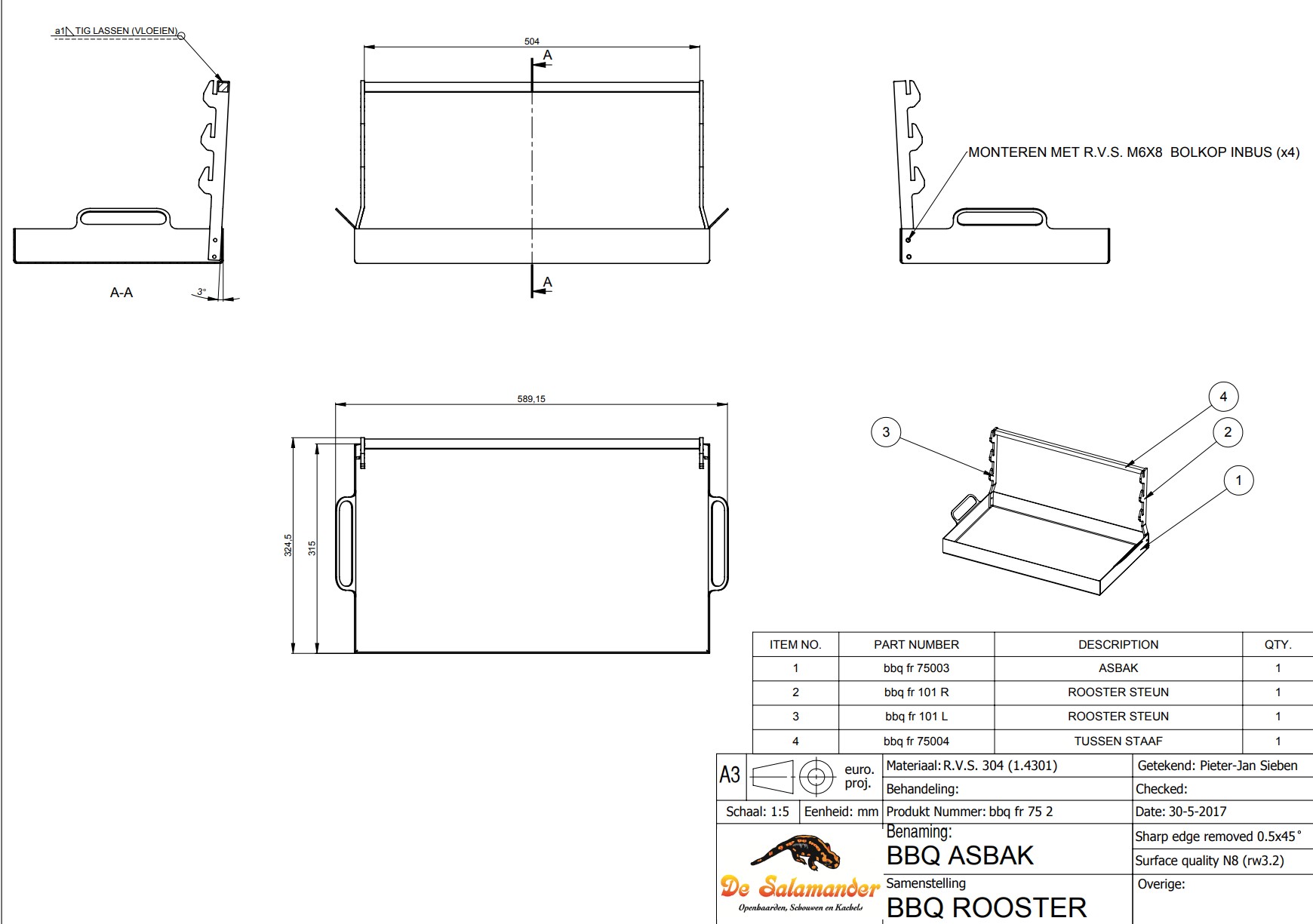 BBQ Rooster F75 2