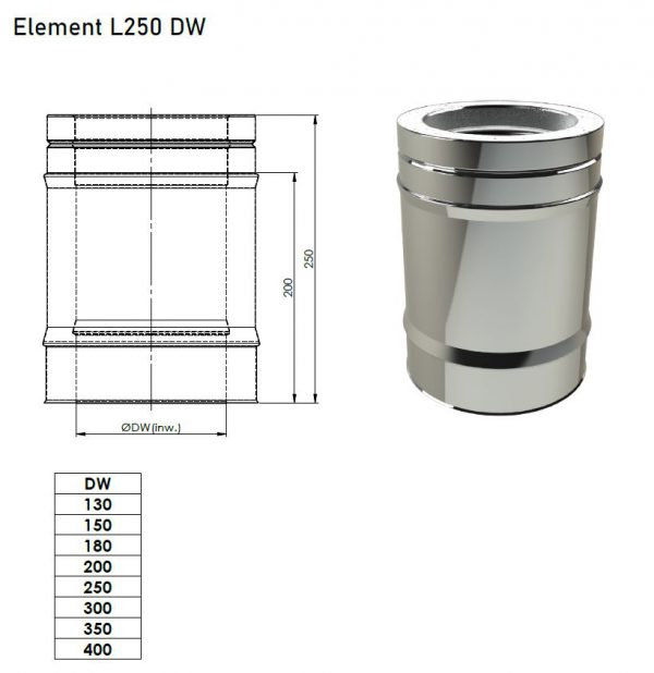 DW ø 400mm element 250mm - Afbeelding 3