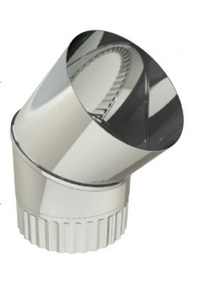 EK ø 125mm segmentbocht 45º